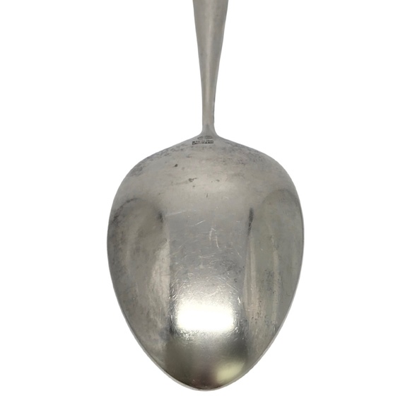 Set of 9 Vintage Georg Jensen Denmark Cypress Sterling Silver Spoons 7" #18629 - Picture 7 of 9